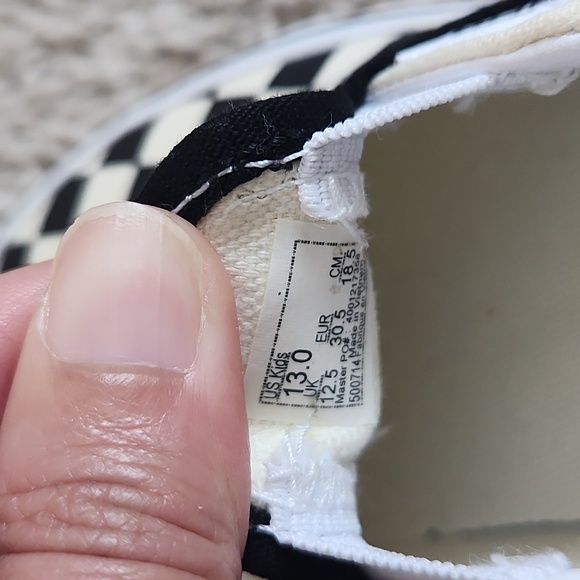 NWT checkerboard Vans - Picture 4 of 4
